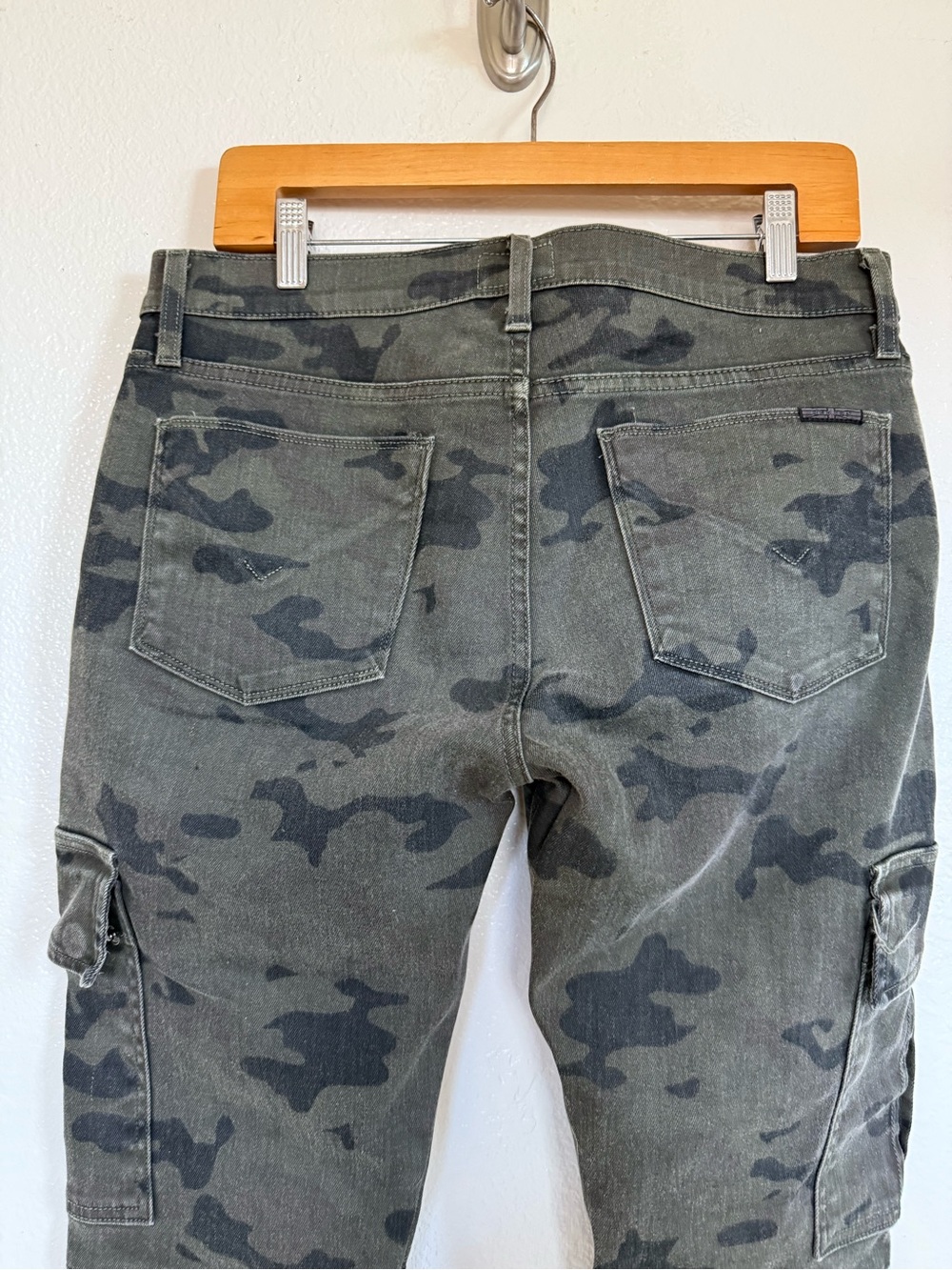 Hudson Colby Ankle Cargo skinny Camouflage Print Jeans Size 30 - Picture 7 of 11
